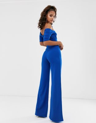 asos jumpsuit blue