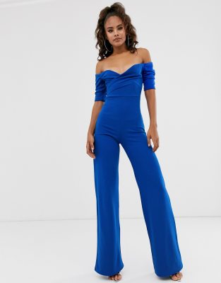 club l ruched jumpsuit