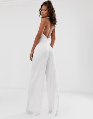 tall halter neck jumpsuit