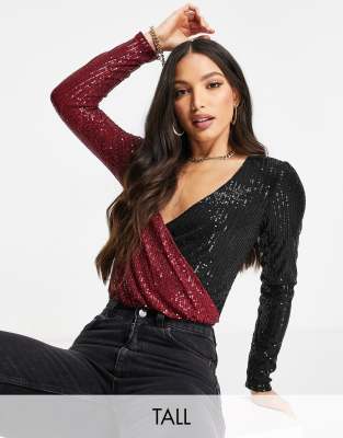 sequin top sale