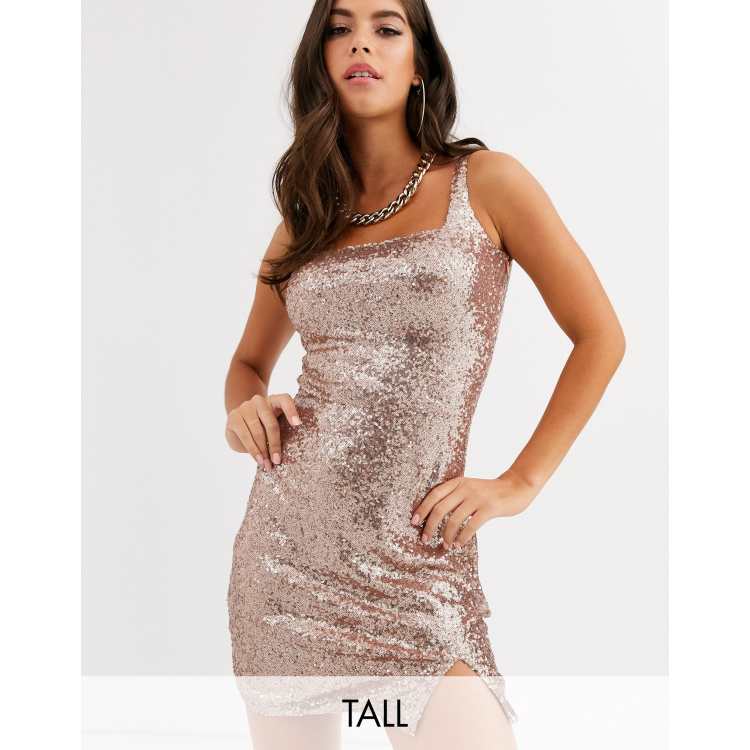 Club l rose outlet gold sequin dress