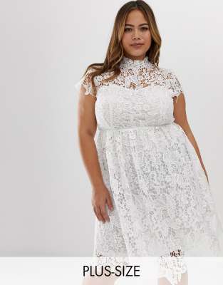 grey crochet skater dress