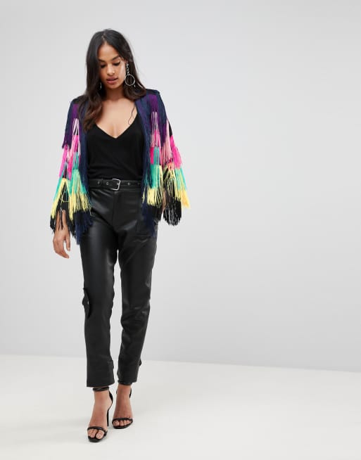 Asos sale rainbow jacket