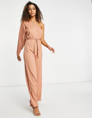 club l one shoulder jumpsuit