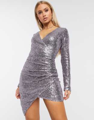 robe lilas asos