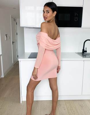 bodycon mini dress pink