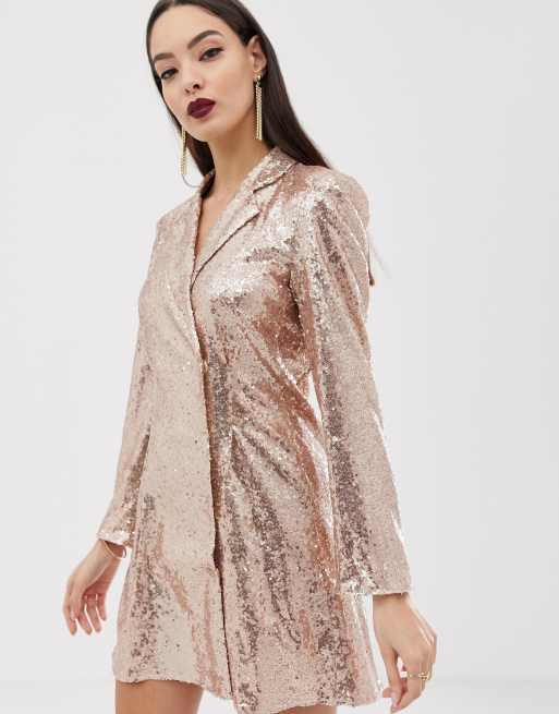 Robe rose gold asos hot sale