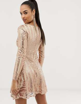 sequin dress skater