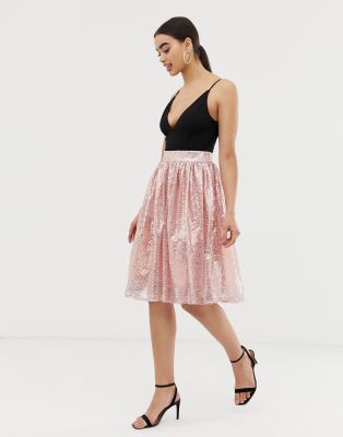 tulle skater skirt