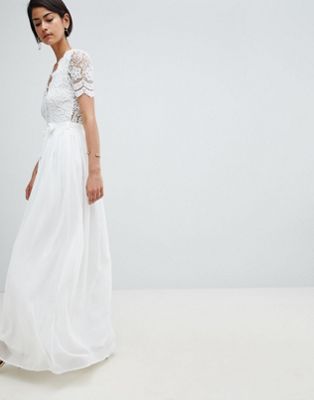 lace short sleeve maxi dresses