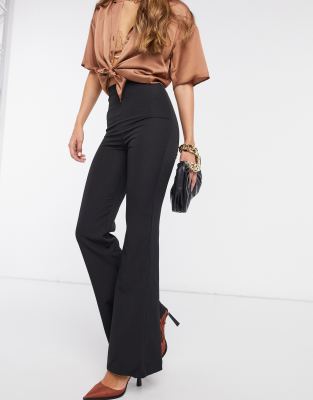 tailored flared trousers