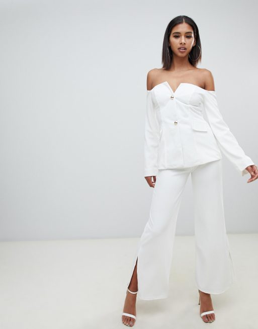 Club L tailored stretch flare pant