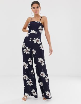 strap jumpsuit wide leg