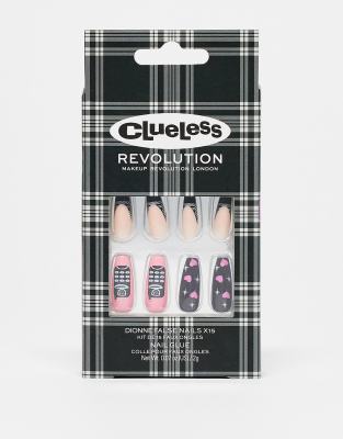 Clueless x Revolution False Nails - Dionne - ASOS Exclusive-Multi