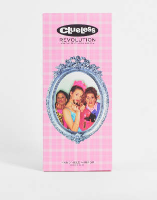 Revolution Clueless x Revolution Handheld Mirror - ASOS Exclusive-Silver