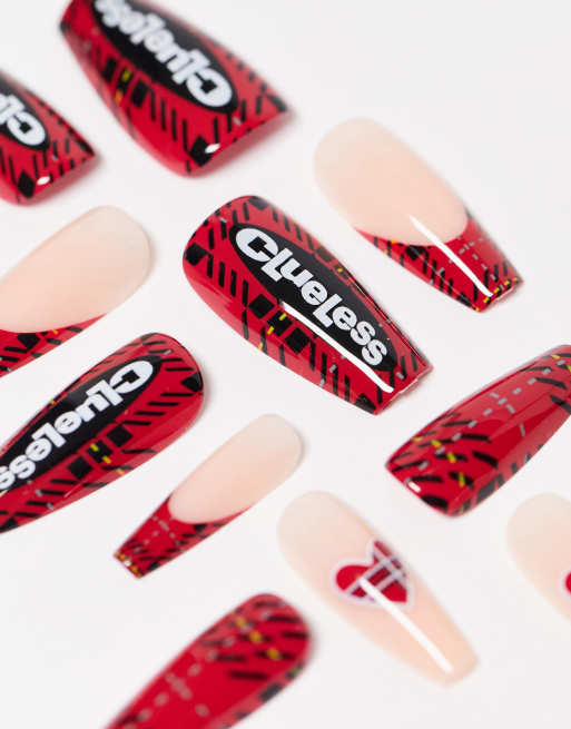 Clueless x Revolution – Sztuczne paznokcie – Tai – tylko w ASOS, 4 z 4
