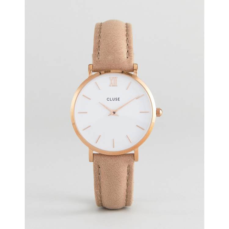 Montre cluse gold discount rose