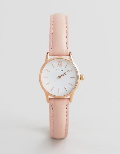 CLUSE La Vedette Pink Leather Watch CL50010