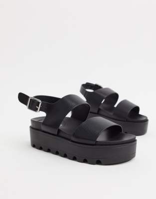 chunky sandals wide fit