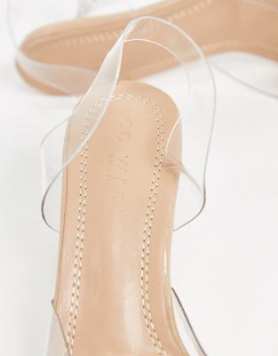 wide fit clear shoes