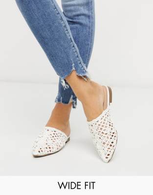 asos flat mules