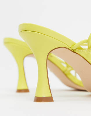 cheap yellow heels