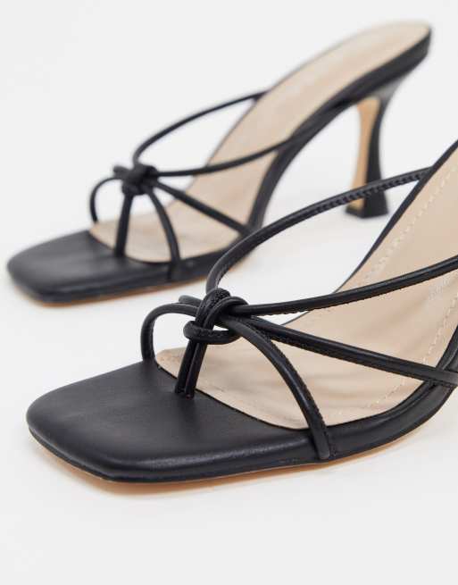 OFFICE Wide Fit My Way Two Part Sandals Black - Mid Heels