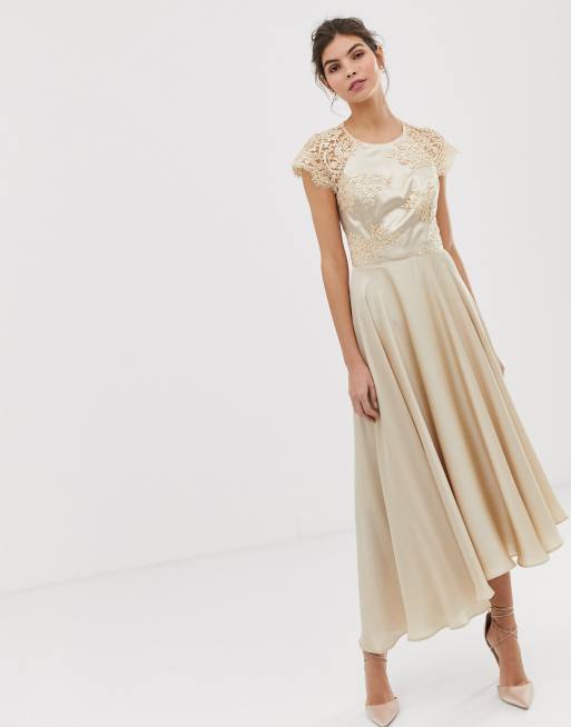 Coast 2025 champagne dress