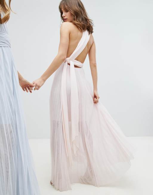 Coast corwin tulle maxi dress sale