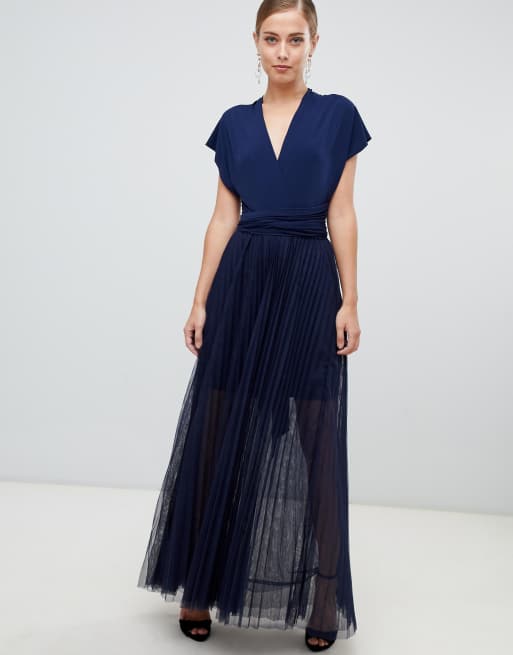 Coast corwin tulle cheap maxi dress