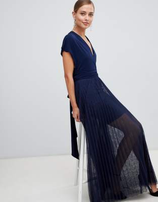 coast corwin tulle maxi dress