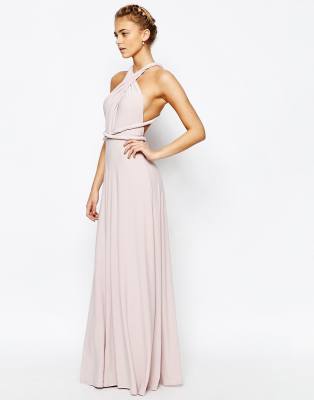 coast mel maxi dress blush