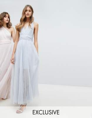 self tie maxi dress