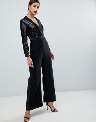 minelli sequin top jumpsuit