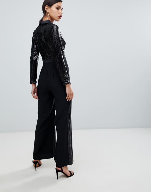 Minelli sequin store top jumpsuit