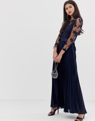 coast navy odetta maxi dress