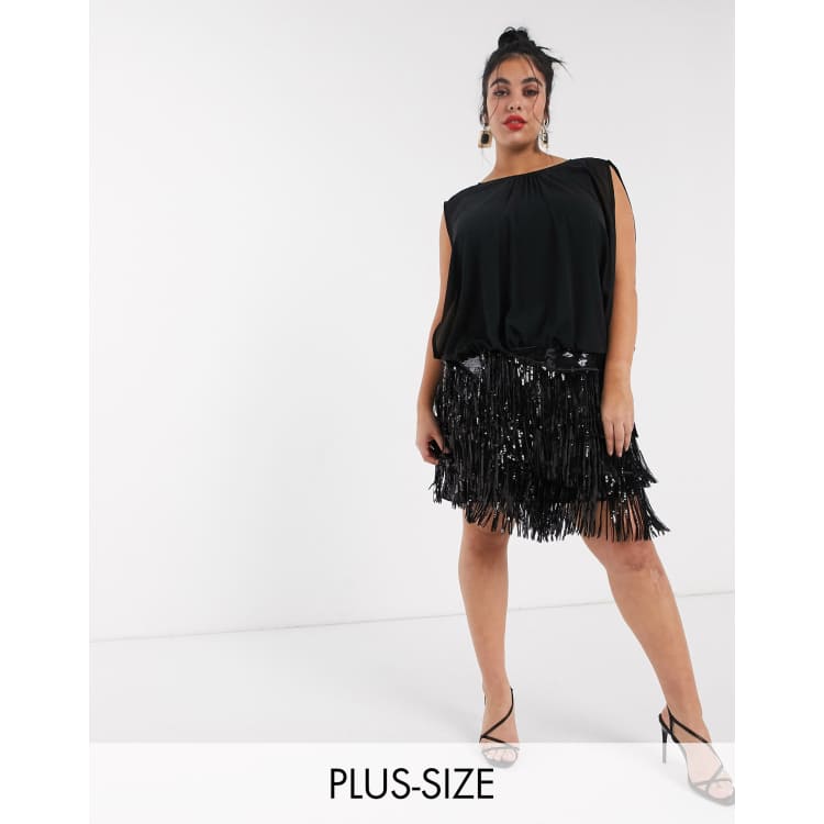 Coast black arianna store sequin dress