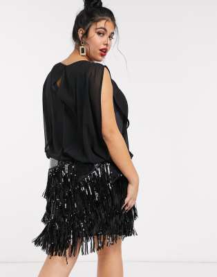 coast arianna sequin dress