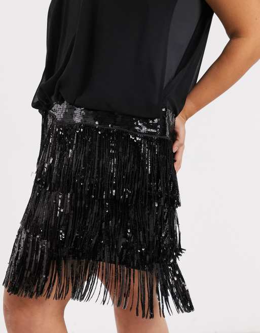 Coast arianna hot sale sequin dress black