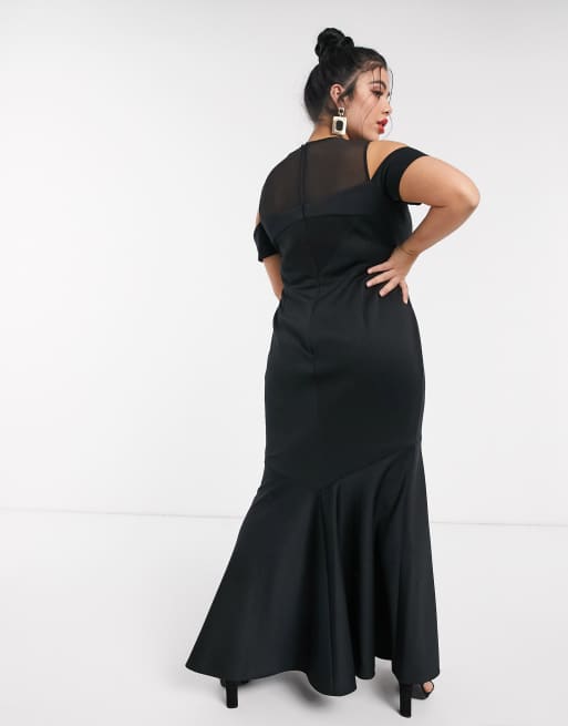 Coast lorna 2025 fishtail maxi dress