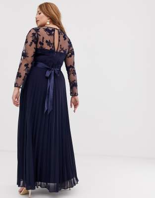 coast navy odetta maxi dress
