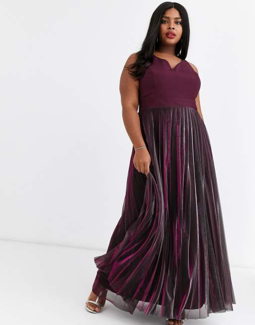 Coast purple cheap maxi dress