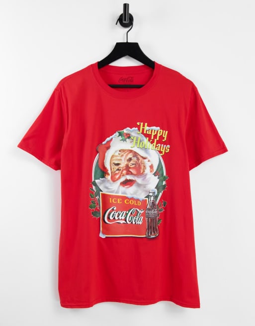 Coca cola top christmas t shirt