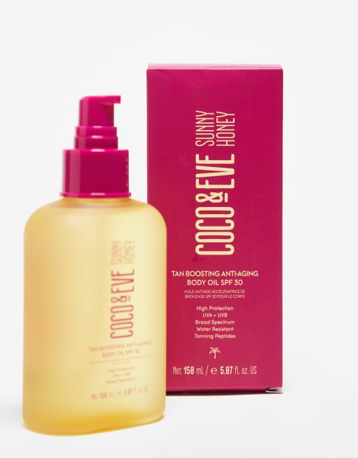 Coco & Eve - Olio per il corpo acceleratore dell'abbronzatura con SPF30 150 ml