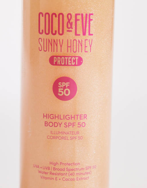 Coco & Eve Shimmer Highlighter Body SPF50 150ml, 4 of 4