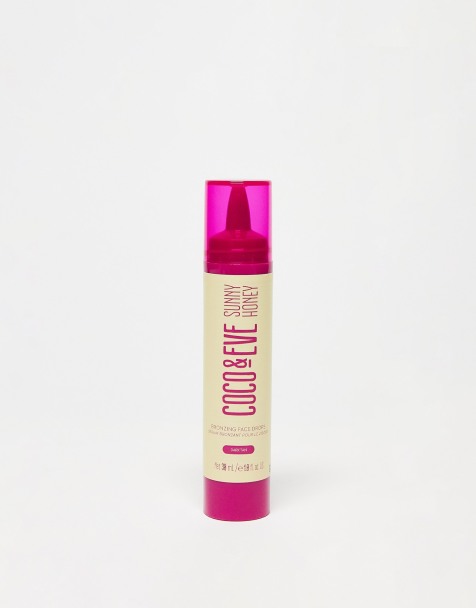 Coco & Eve – Sunny Honey Ultra Dark Bronzing Face Drops – Brun utan sol-droppar för ansiktet, 30ml - view 1