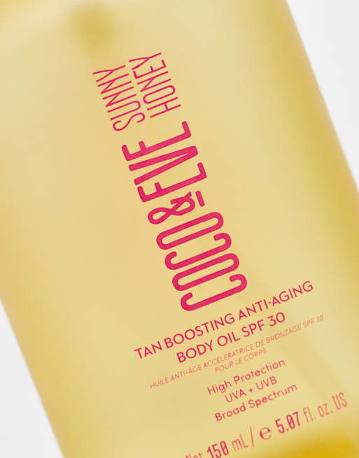 Coco & Eve – Tan Boosting Anti-aging Body Oil – Kroppsolja SPF30, 2 av 4