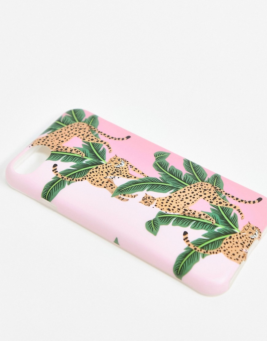 Coconut Lane – iPhone-skal med tropiskt leopardmotiv-Flerfärgad