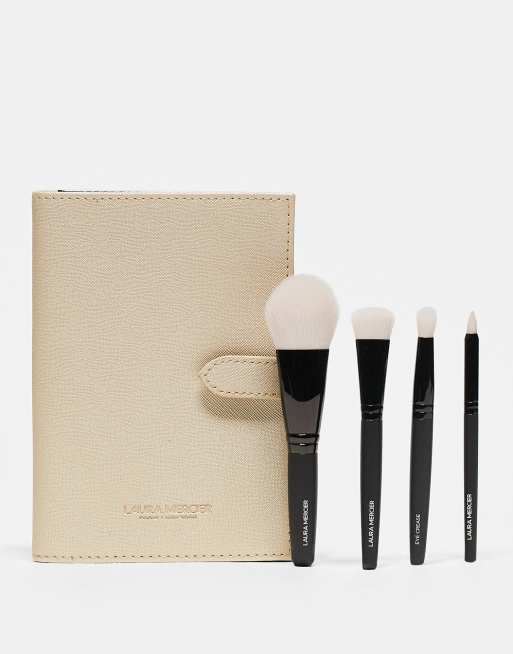 Colección de brochas de maquillaje de tamaño viaje de Laura Mercier (ahorra un 41%) 
