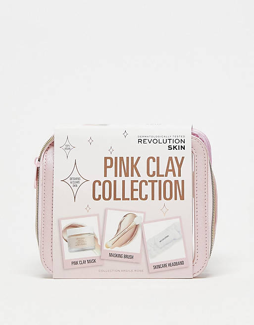 Colección para el cuidado de la piel Pink Clay de Revolution Skincare (ahorra un 23%)